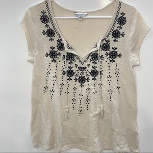 American Eagle Boho Inspired Top with Tassels